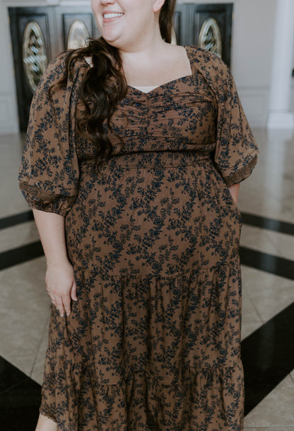 Brown Multi Dress