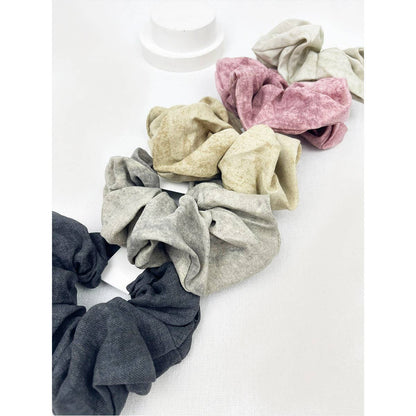 Acid Washed Pattern Large Scrunchie