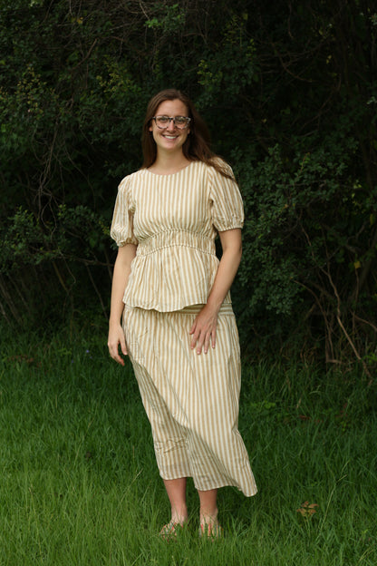 Peplum Skirt Set
