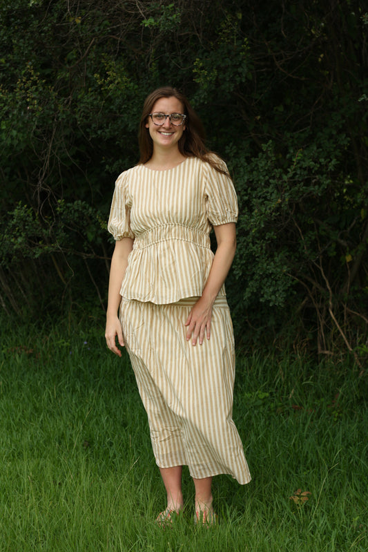 Peplum Skirt Set
