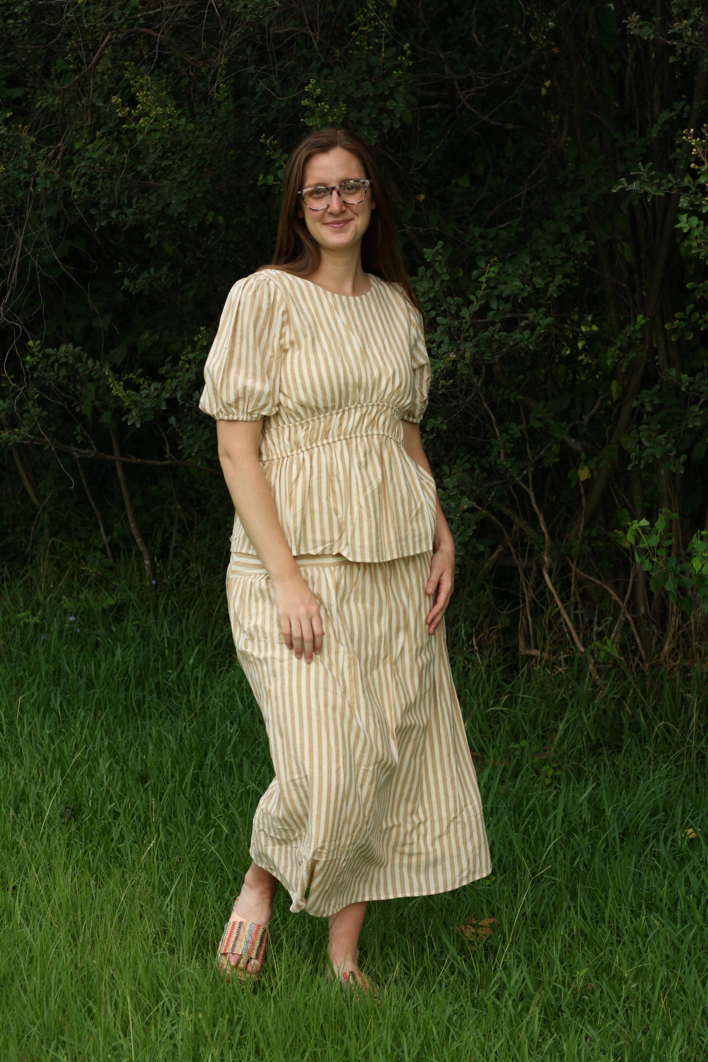 Peplum Skirt Set