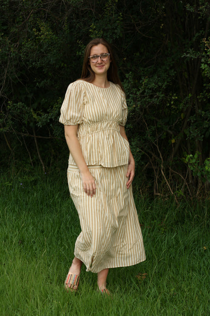 Peplum Skirt Set