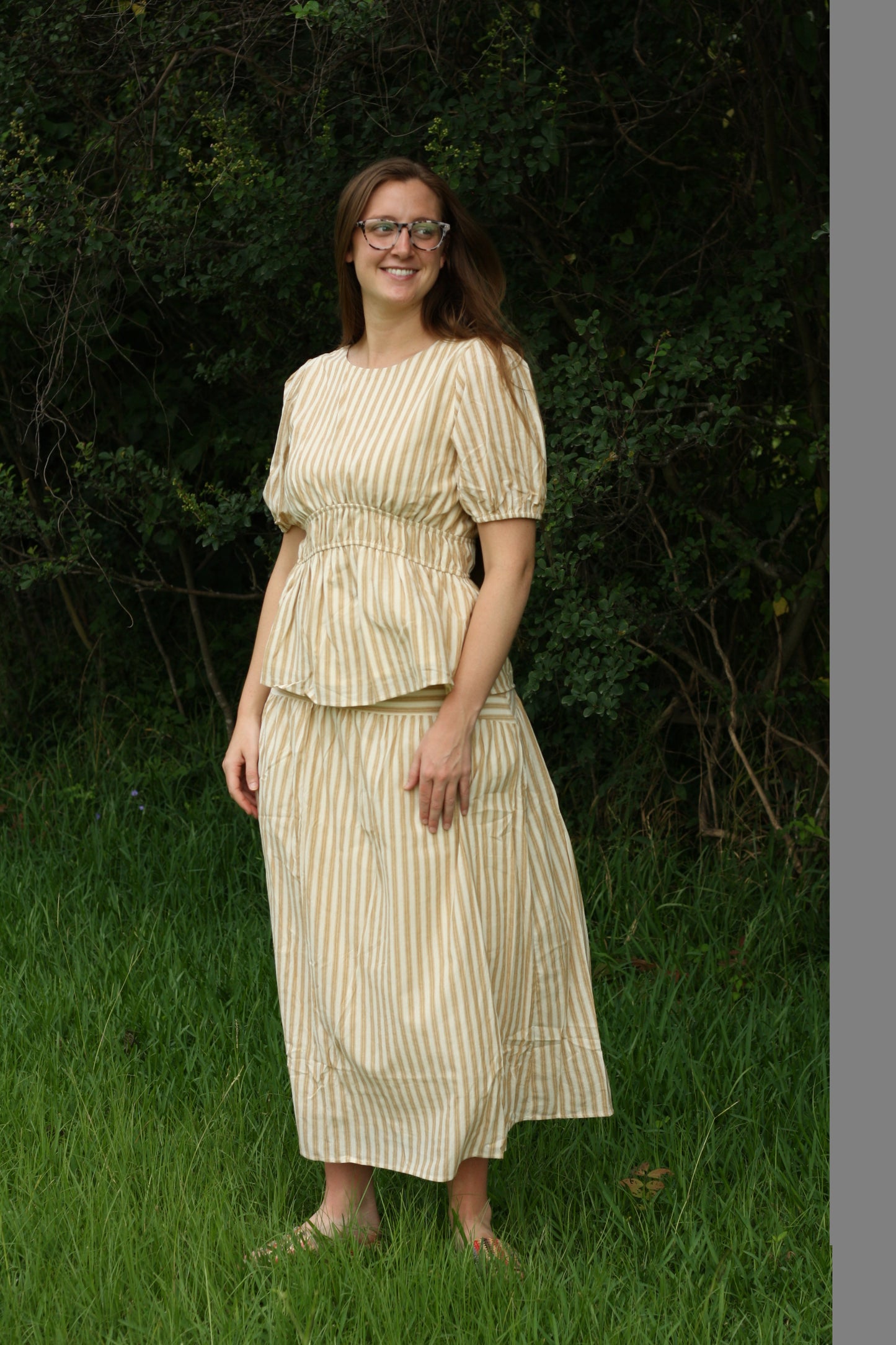 Peplum Skirt Set