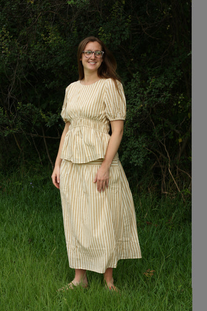 Peplum Skirt Set