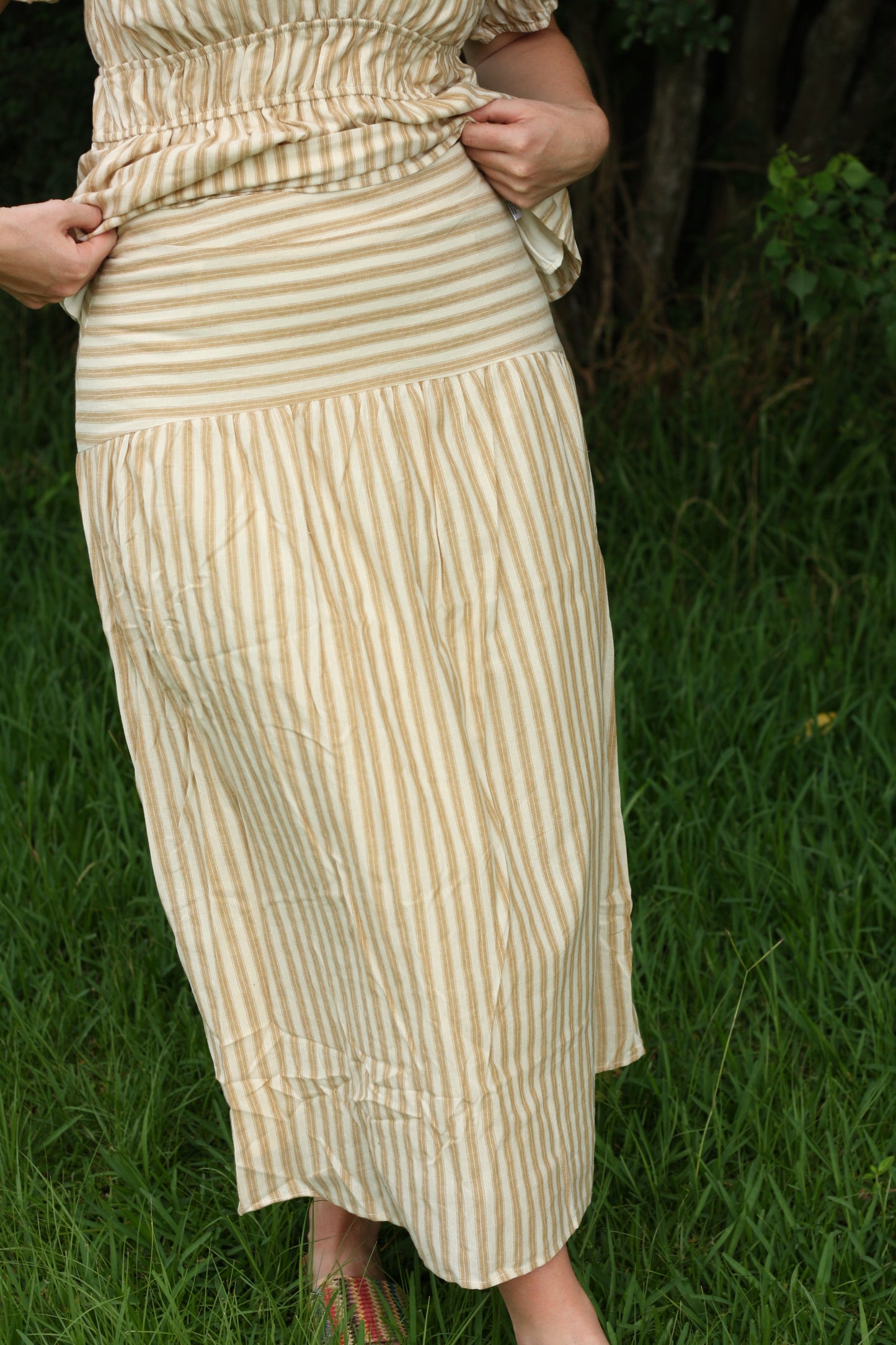 Peplum Skirt Set