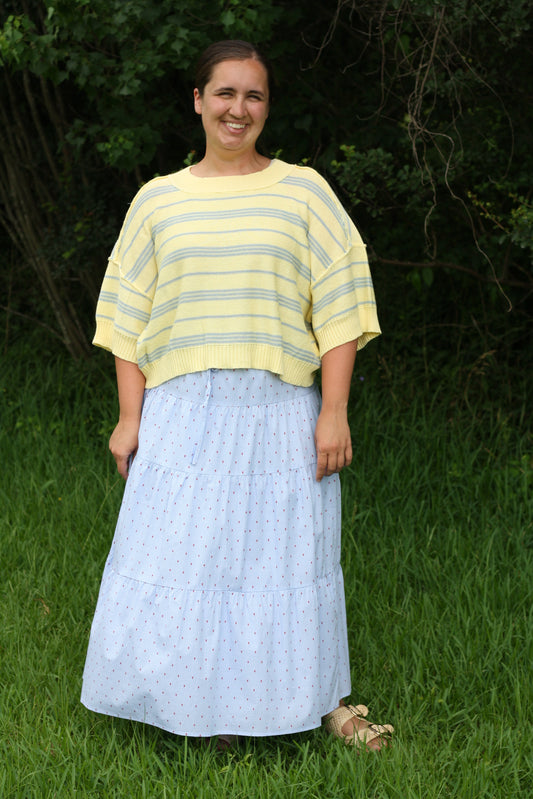Boxy Striped Sweater