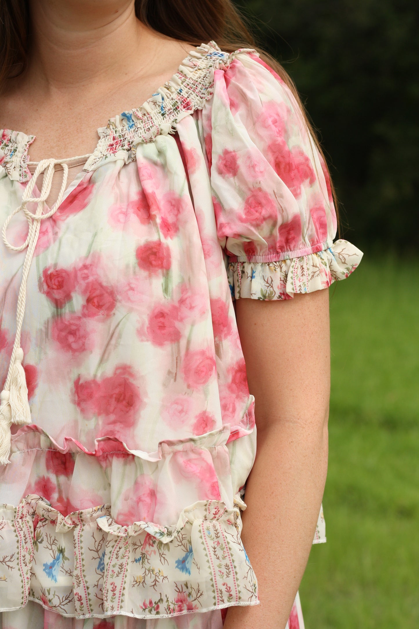 Floral Dream Ruffle Skirt Set