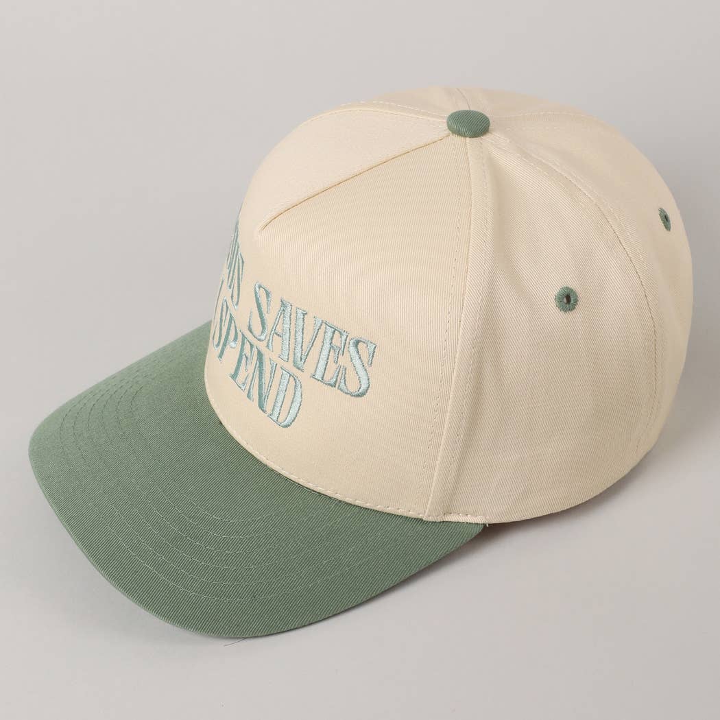 "JESUS SAVES I SPEND" Trucker Hat